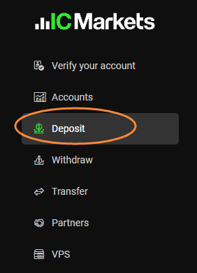 IC Marketsアカウントに資金を入金する方法は